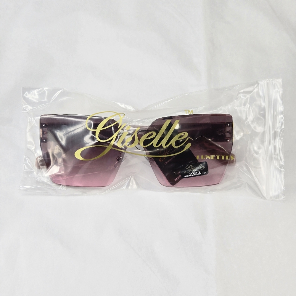 Giselle Rimless Gradient Lens Contemporary Collection Women's Sunglasses - Picture 7 of 10